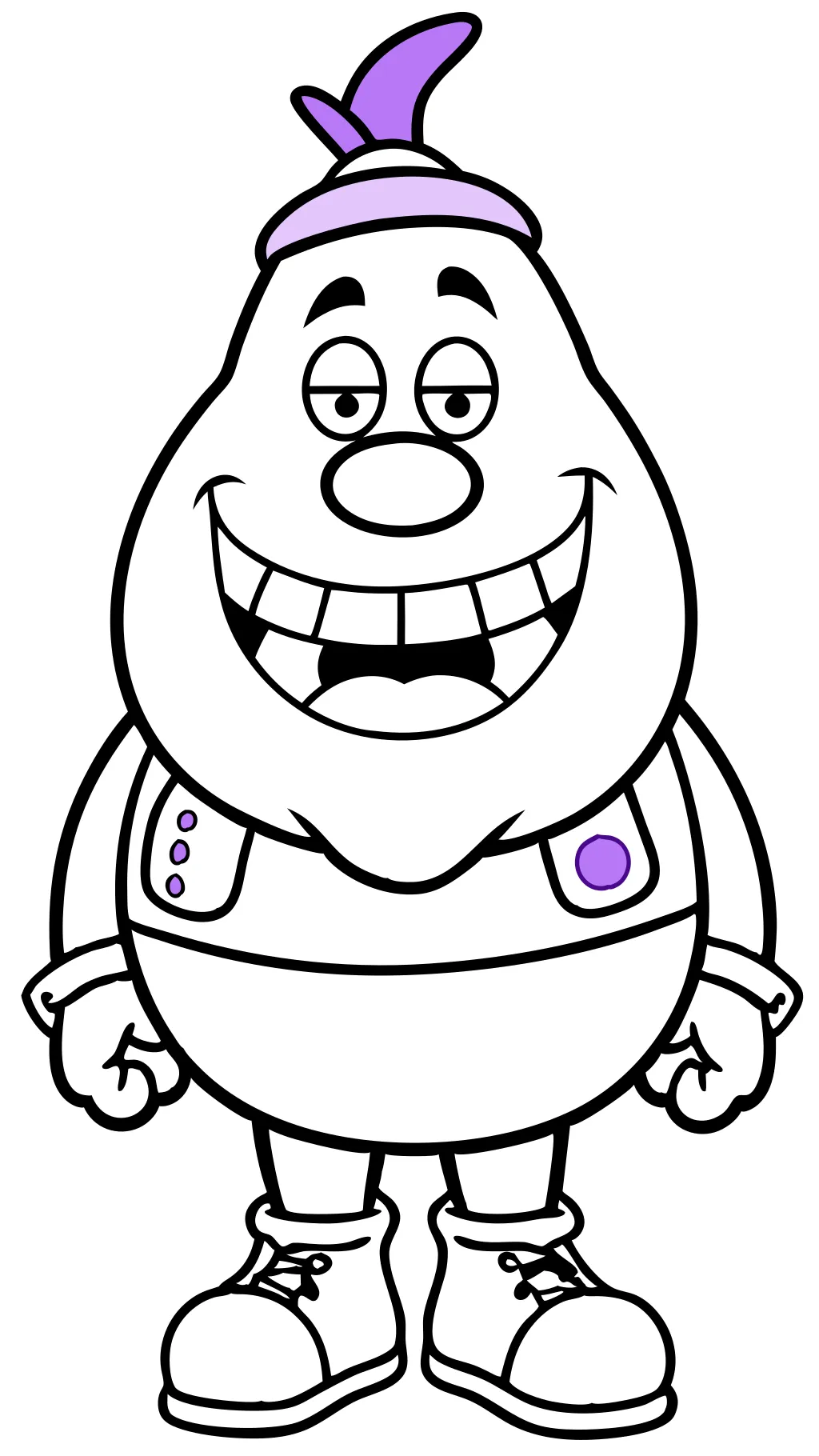 grimace coloring pages